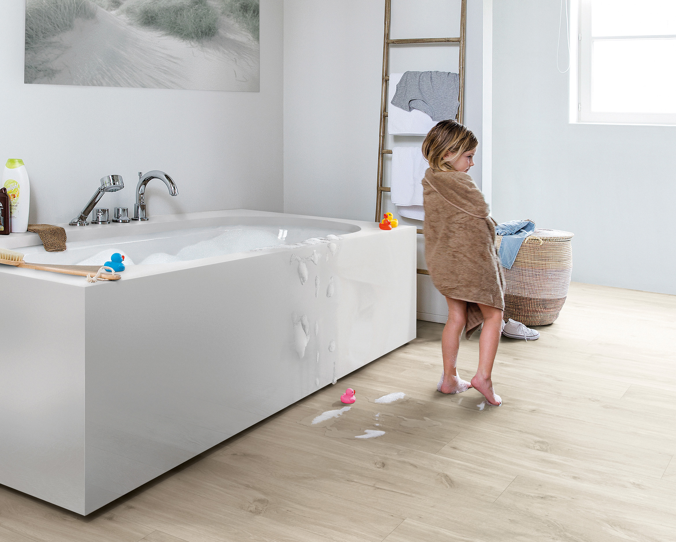 得高Quick-Step進(jìn)口地板，尖端科技，無懼水漬 2