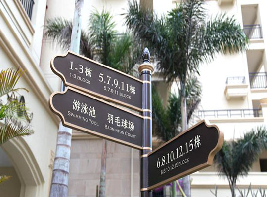 多項導(dǎo)視標識